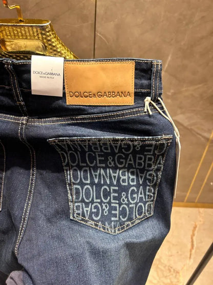 DOLCE & GABBAN_A BLUE PREMIUM BACK POCKET IMPORTED DENIM