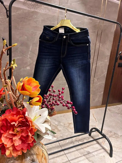 DOLCE & GABBAN_A BLUE PREMIUM BACK POCKET IMPORTED DENIM
