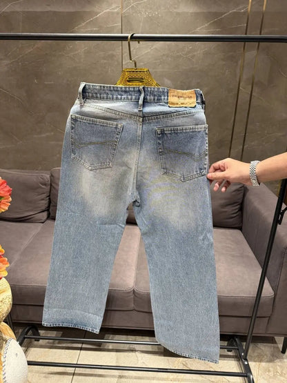 BALENCIAGA DARK BLUE WASH PREMIUM BAGGY DENIM