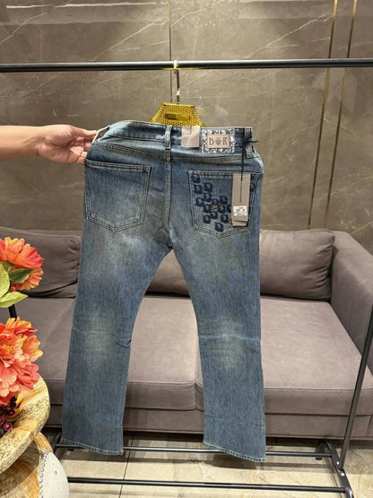 CHRISTIAN DIO_R LIGHT SHADE PREMIUM BACK EMBORSSED DENIM