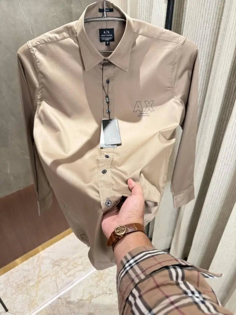Arman i Exchange Light Brown Shirt super soft cotton