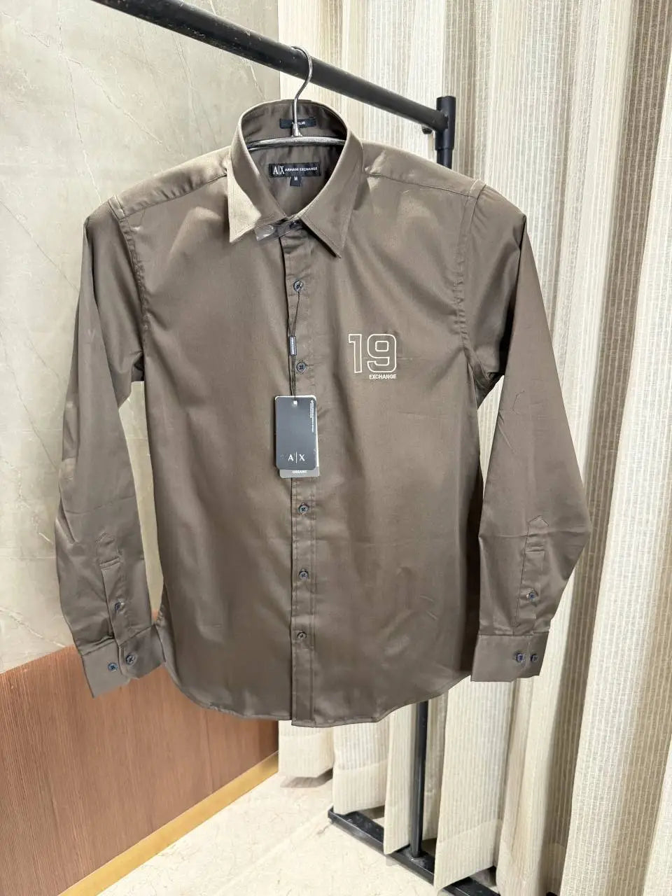 Arman i Exchange Dark Brown Shirt super soft cotton