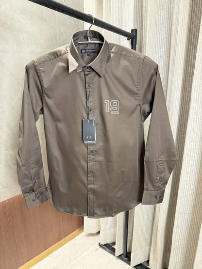 Arman i Exchange Dark Brown Shirt super soft cotton