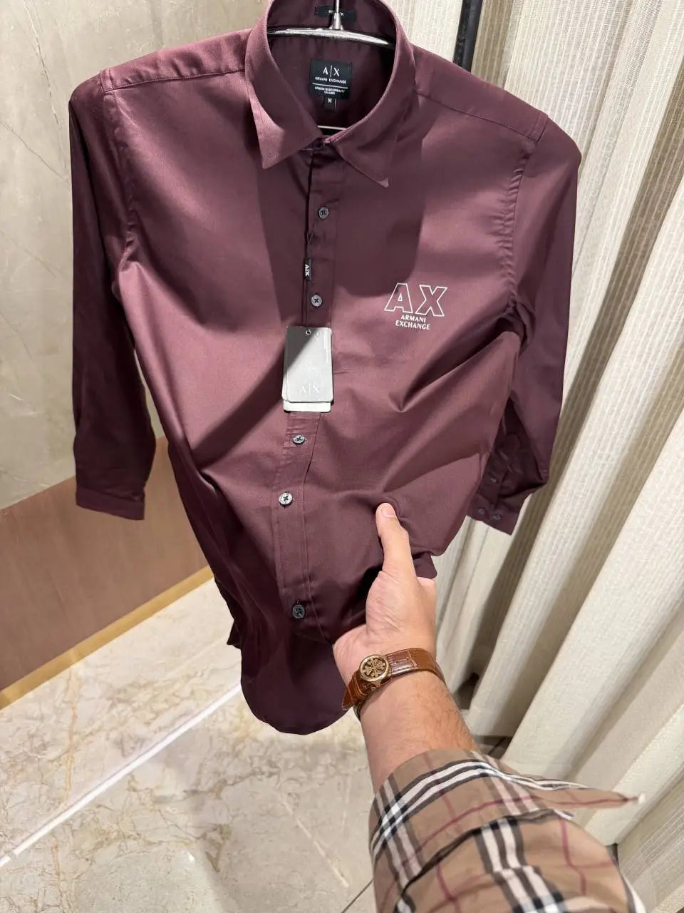 Arman i Exchange Maroon Shirt super soft cotton