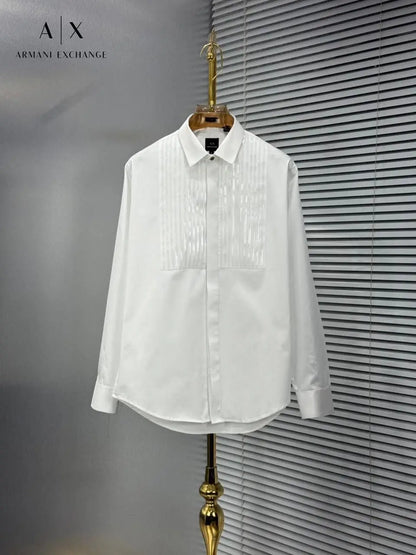 Arman i Exchange White Shirt Giza cotton Embroidery with Shirt