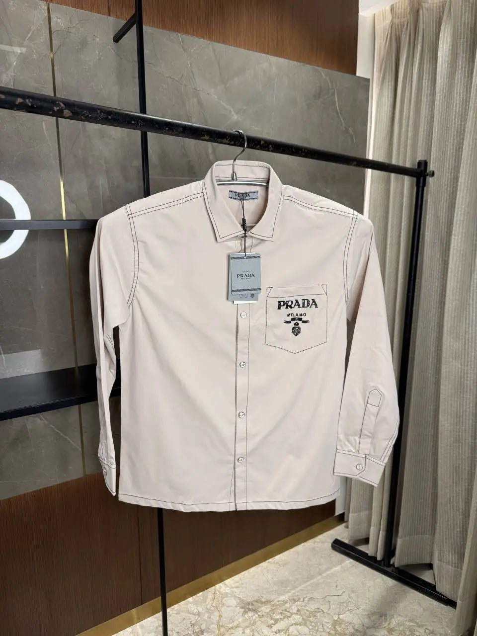 PRAD_A COFFEE PREMIUM THREAD IMPORTED SHIRT