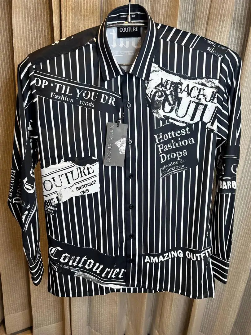 VERSACE BLACK PREMIUM FULL PRINTED IMPORTED SHIRT