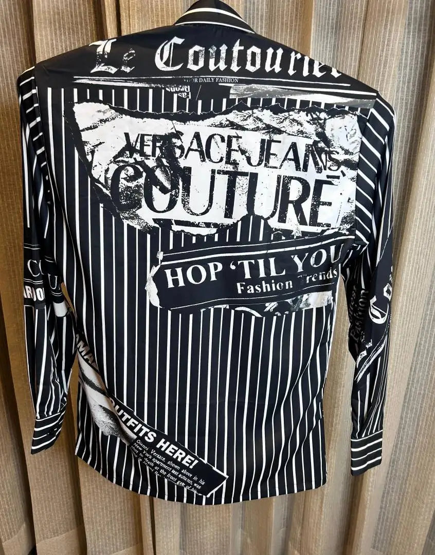 VERSACE BLACK PREMIUM FULL PRINTED IMPORTED SHIRT