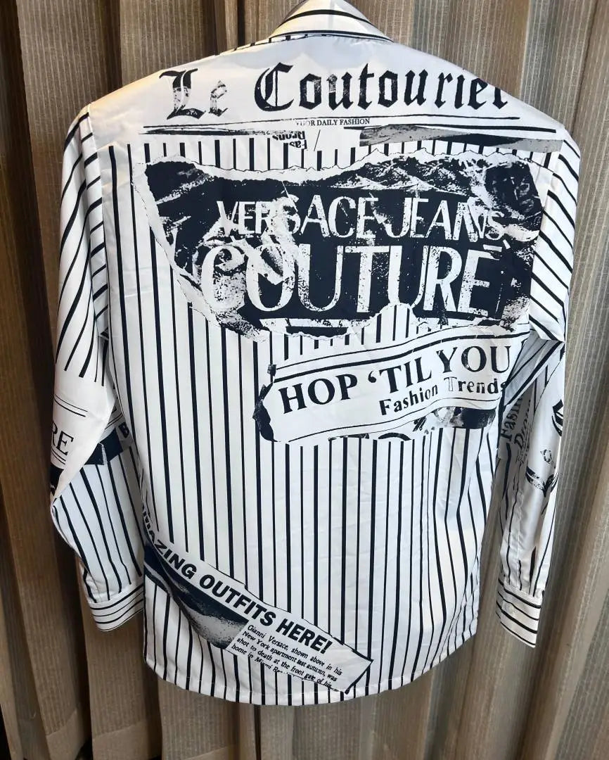 VERSACE WHITE PREMIUM FULL PRINTED IMPORTED SHIRT