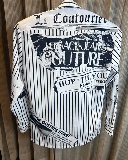 VERSACE WHITE PREMIUM FULL PRINTED IMPORTED SHIRT