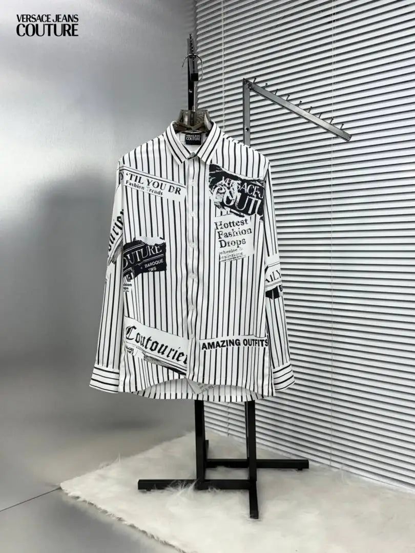 VERSACE WHITE PREMIUM FULL PRINTED IMPORTED SHIRT