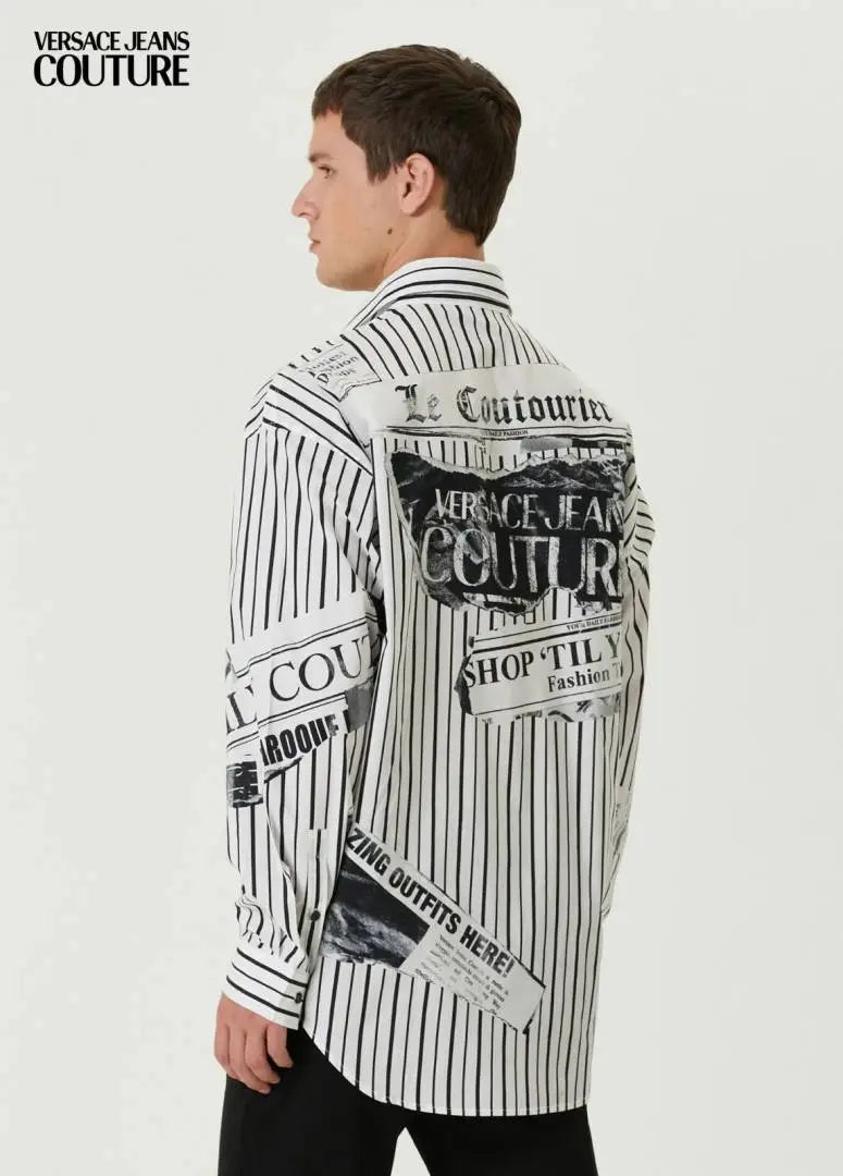 VERSACE WHITE PREMIUM FULL PRINTED IMPORTED SHIRT