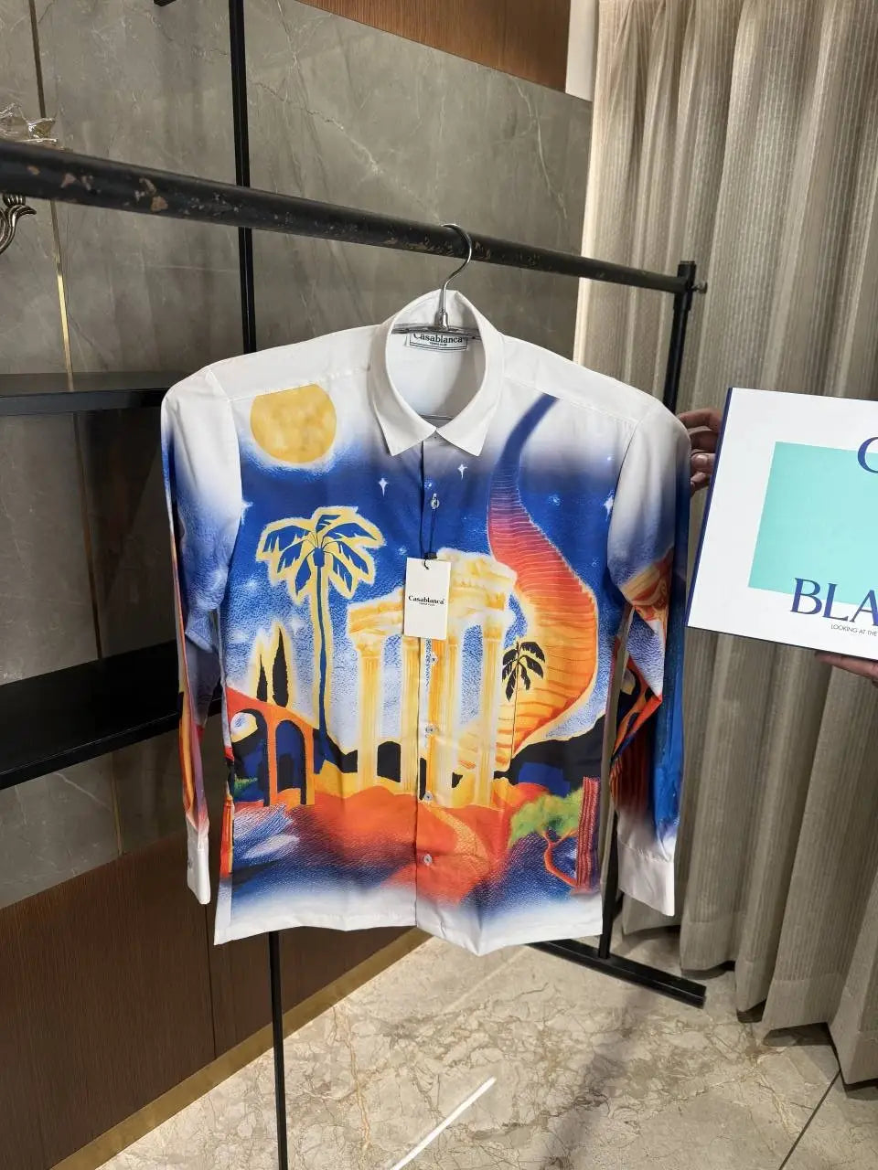 CASABLANCA PREMIUM FULL PRINTED IMPORTED SHIRT WITH BOX