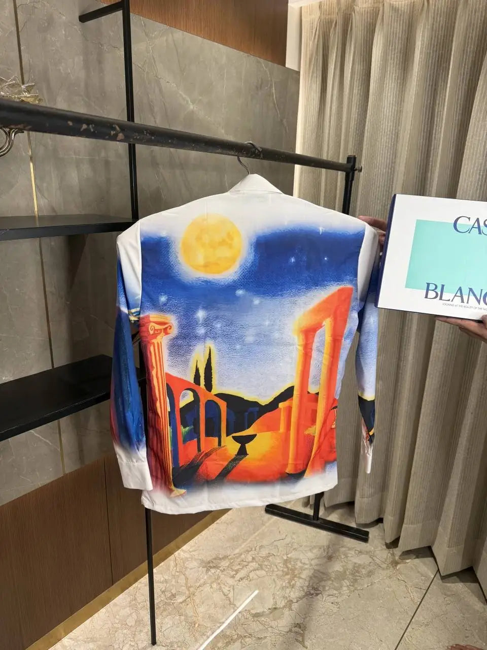 CASABLANCA PREMIUM FULL PRINTED IMPORTED SHIRT WITH BOX