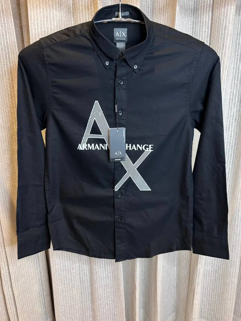 ARMAN_I EXCHANGE BLACK FRONT PRINTED SHIRT