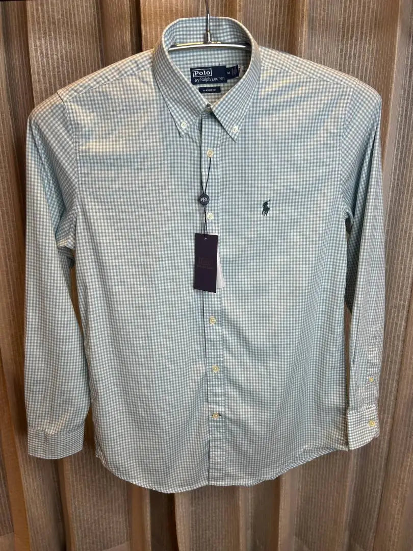 RALPH LAURE_N BLUE PREMIUM CHECKS SHIRT