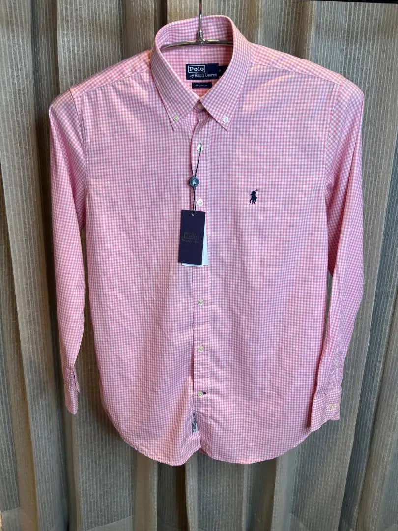 RALPH LAURE_N PINK PREMIUM CHECKS SHIRT