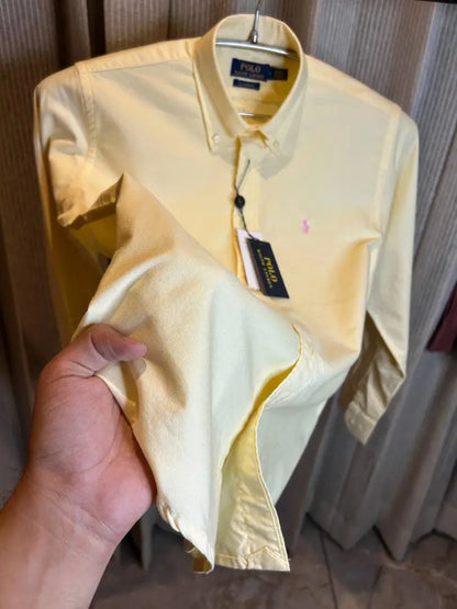 RALPH LAURE_N LIME PREMIUM IMPORTED SHIRT