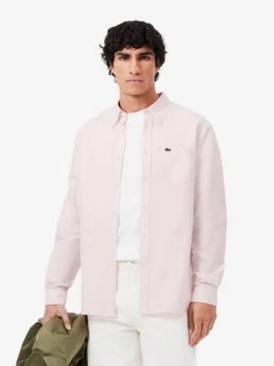 LACOST_E PEACH CLASSIC PREMIUM COTTON IMPORTED SHIRT