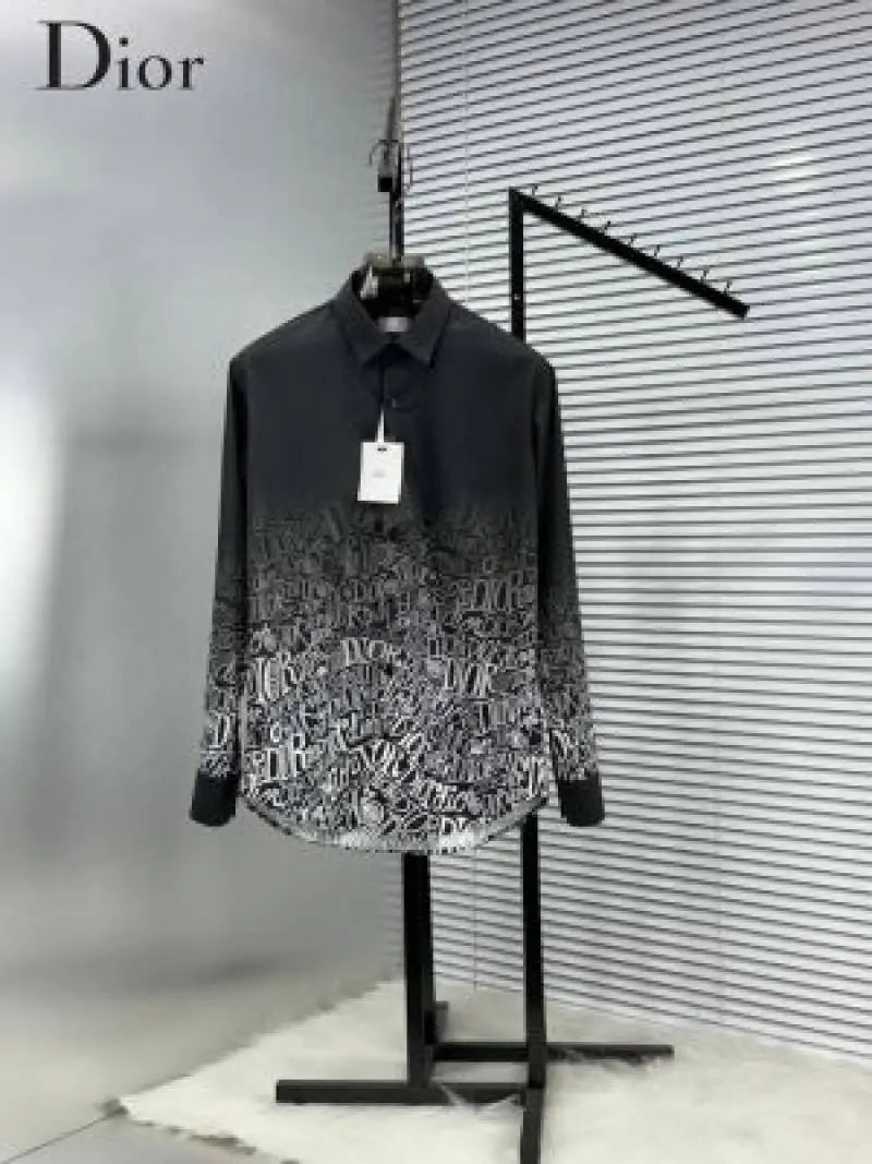 DIO_R BLACK PRINTED PREMIUM IMPORTED SHIRT WITH BOX