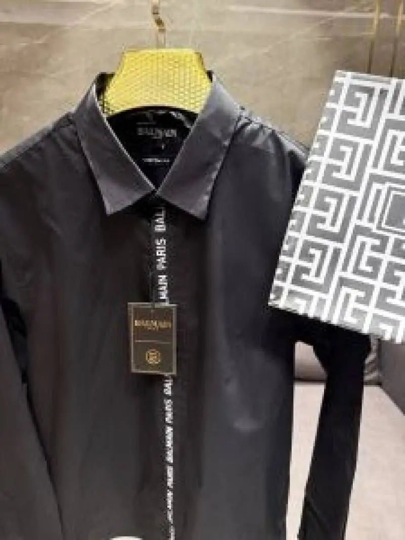 BALMAI_N BLACK WHITE PRINTED SHIRT WITH BOX
