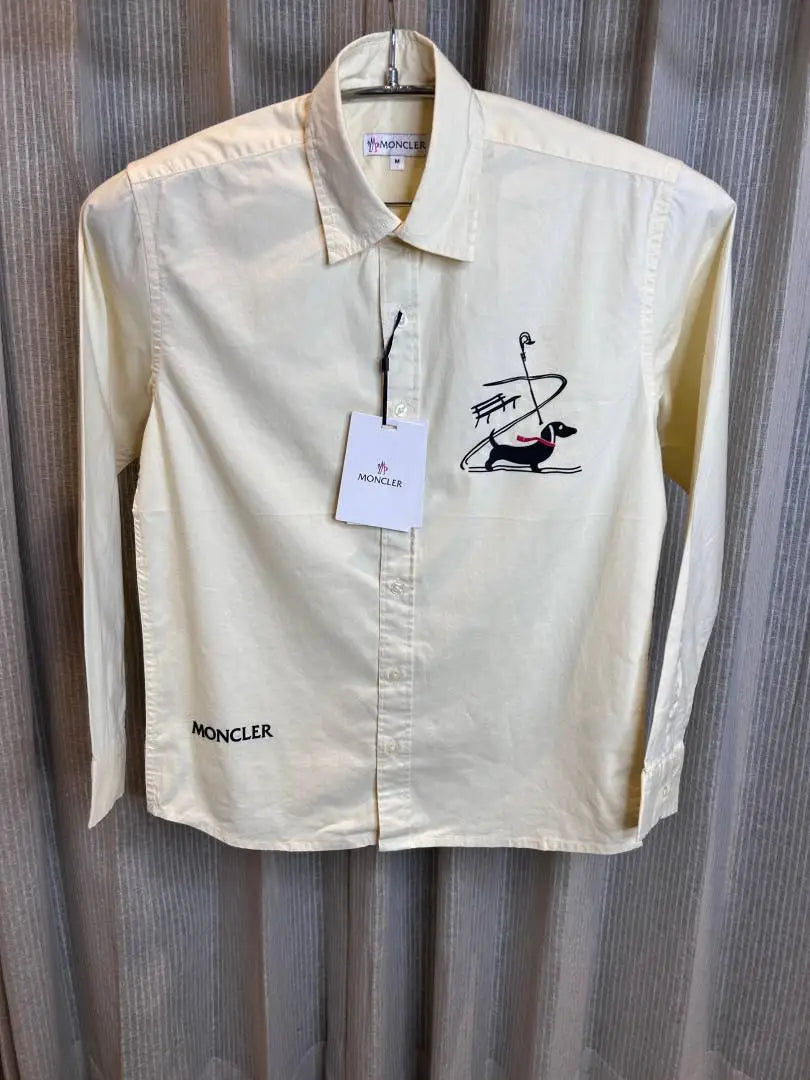 MONCLE_R LIME PREMIUM FRONT PRINTED IMPORTED SHIRT