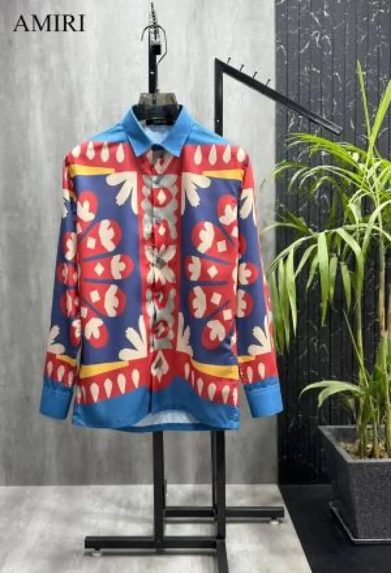 AMIR_I BLUE COLORFUL PRINT IMPORTED WITH BOX