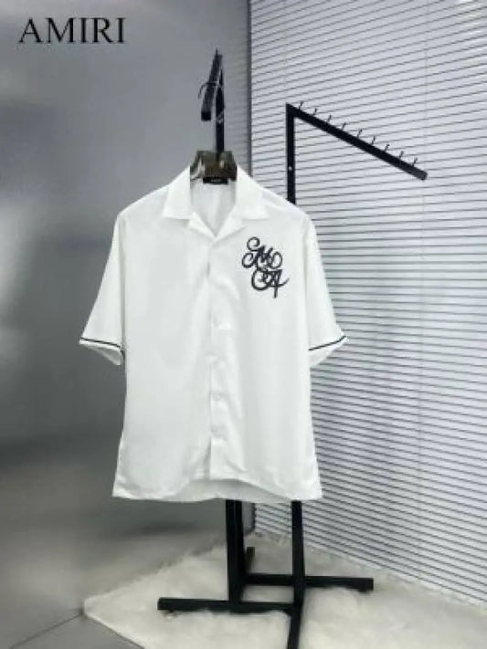 AMIR_I WHITE HALF SLEEVES FRONT BACK PRINTED IMPORTED SHIRT