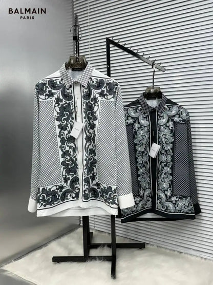 BALMAI_N WHITE BANDANA FULL FRONT BACK PRINTED SHIRT WITH BOX