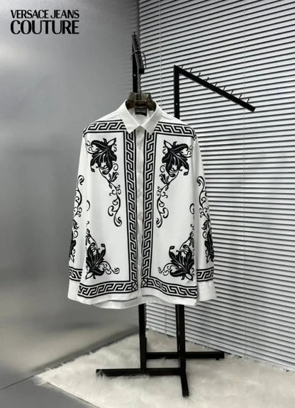 VERSAC_E BANDANA WHITE PRINTED FULL SLEEVES WITH BOX