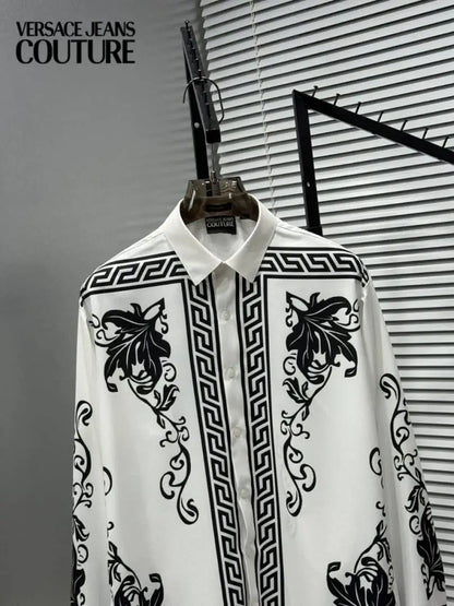 VERSAC_E BANDANA WHITE PRINTED FULL SLEEVES WITH BOX