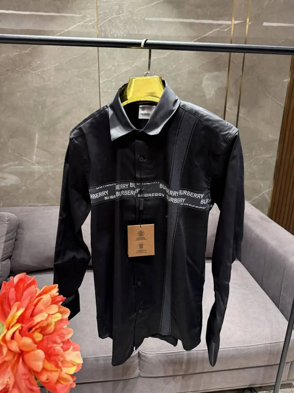 Sale BURBERR_Y BLACK FRONT PRINTED WITH BOX