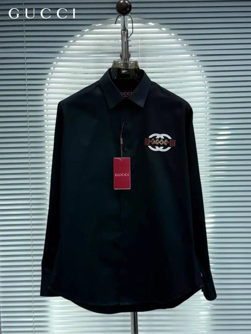 GUCC_I BLACK PREMIUM EMBROIDERD GG WITH BOX
