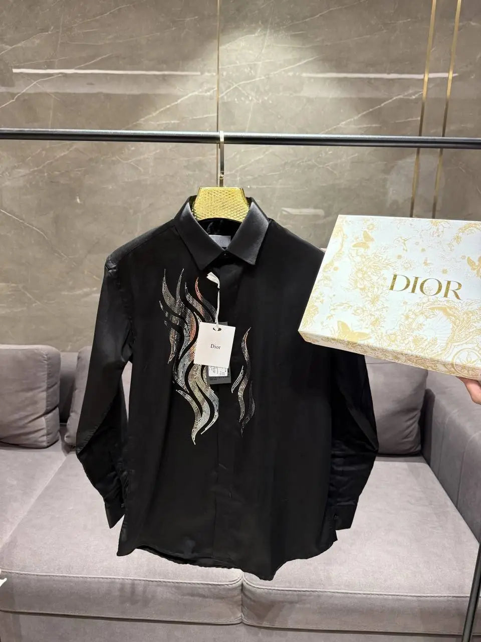 DIO_R DESIGNER BLACK PREMIUM SPARKLE IMPORTED WITH BOX