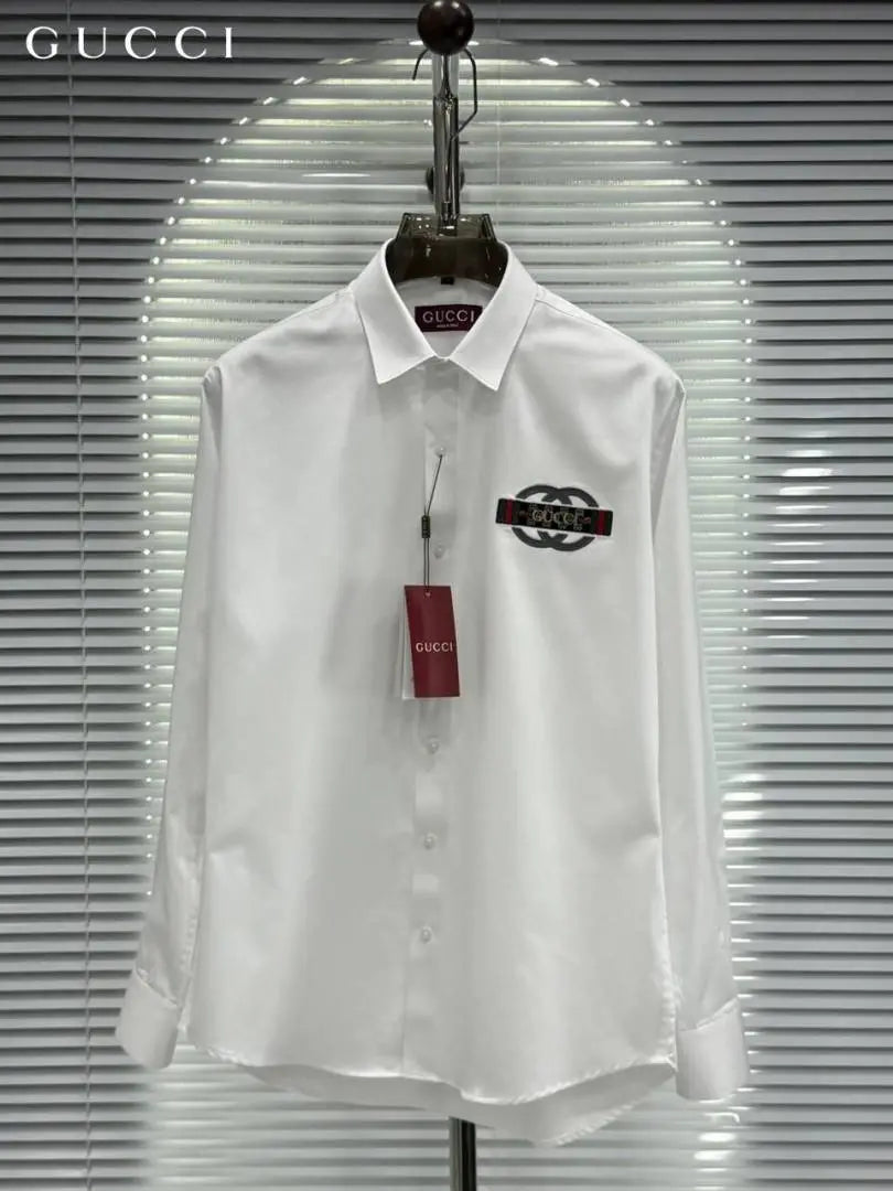 GUCC_I WHITE PREMIUM EMBROIDERD GG WITH BOX
