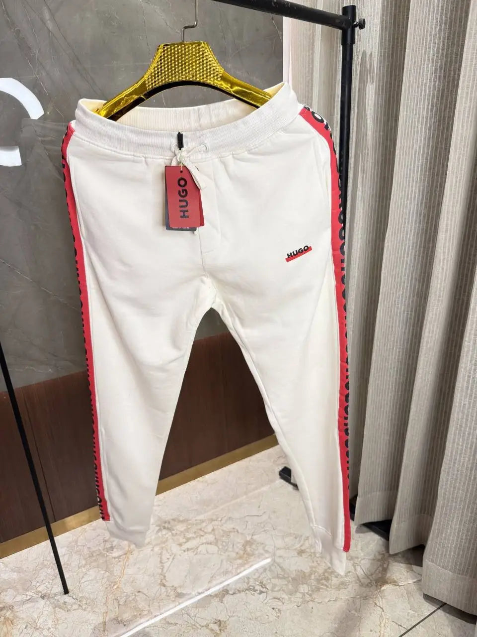 Hugo Bos s Creme Track Pant Store Article