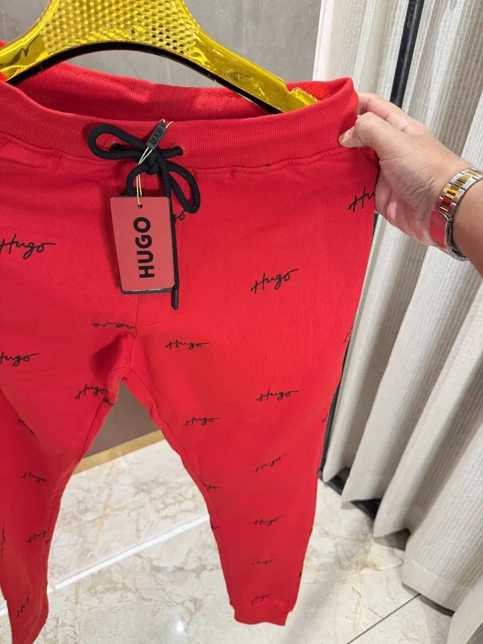 Hugo Bos s Red Track Pant Store Article