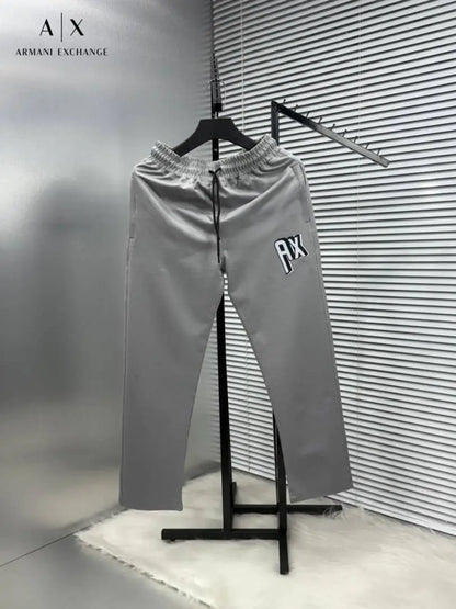 ARMAN_I EXCHANGE GREY AX PREMIUM TRACKPANT