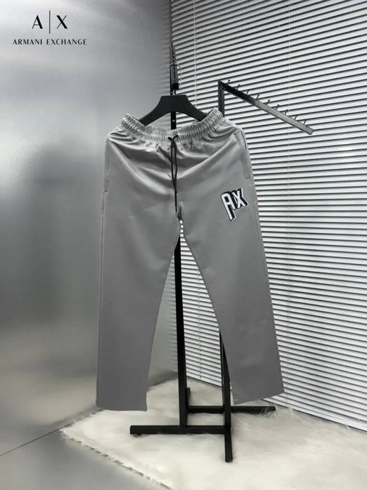 ARMAN_I EXCHANGE GREY AX PREMIUM TRACKPANT
