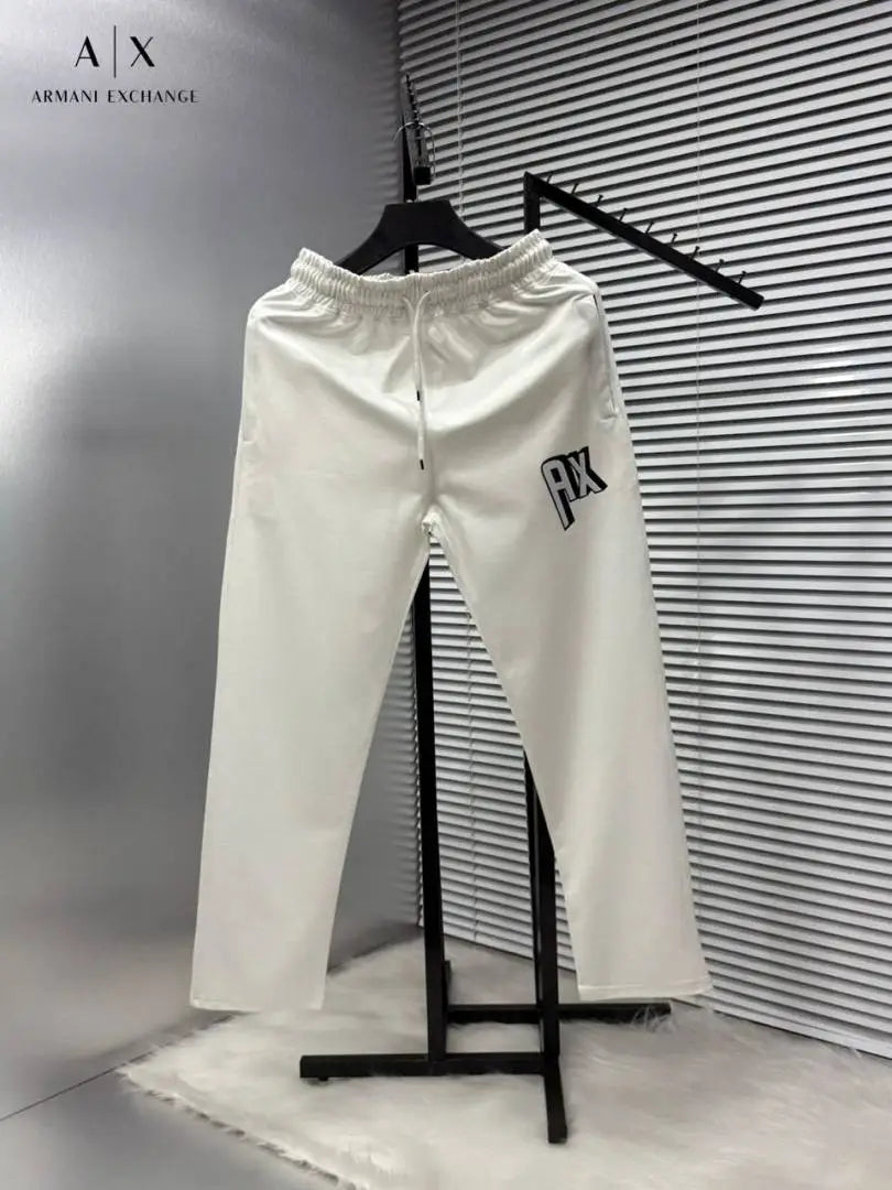 ARMAN_I EXCHANGE WHITE AX PREMIUM TRACKPANT