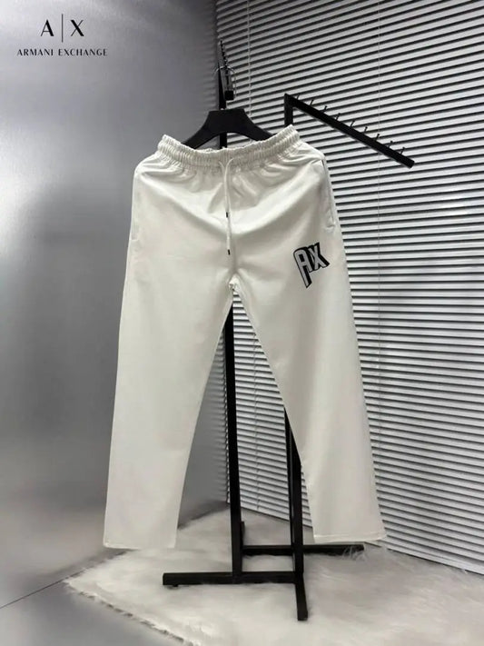ARMAN_I EXCHANGE WHITE AX PREMIUM TRACKPANT