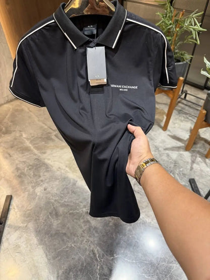 Arman i Exchange Black Imported lycra polo with Box