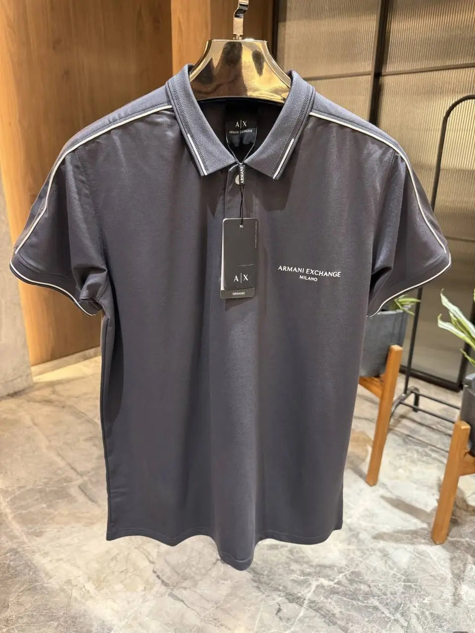 Arman i Exchange Grey Imported lycra polo with Box