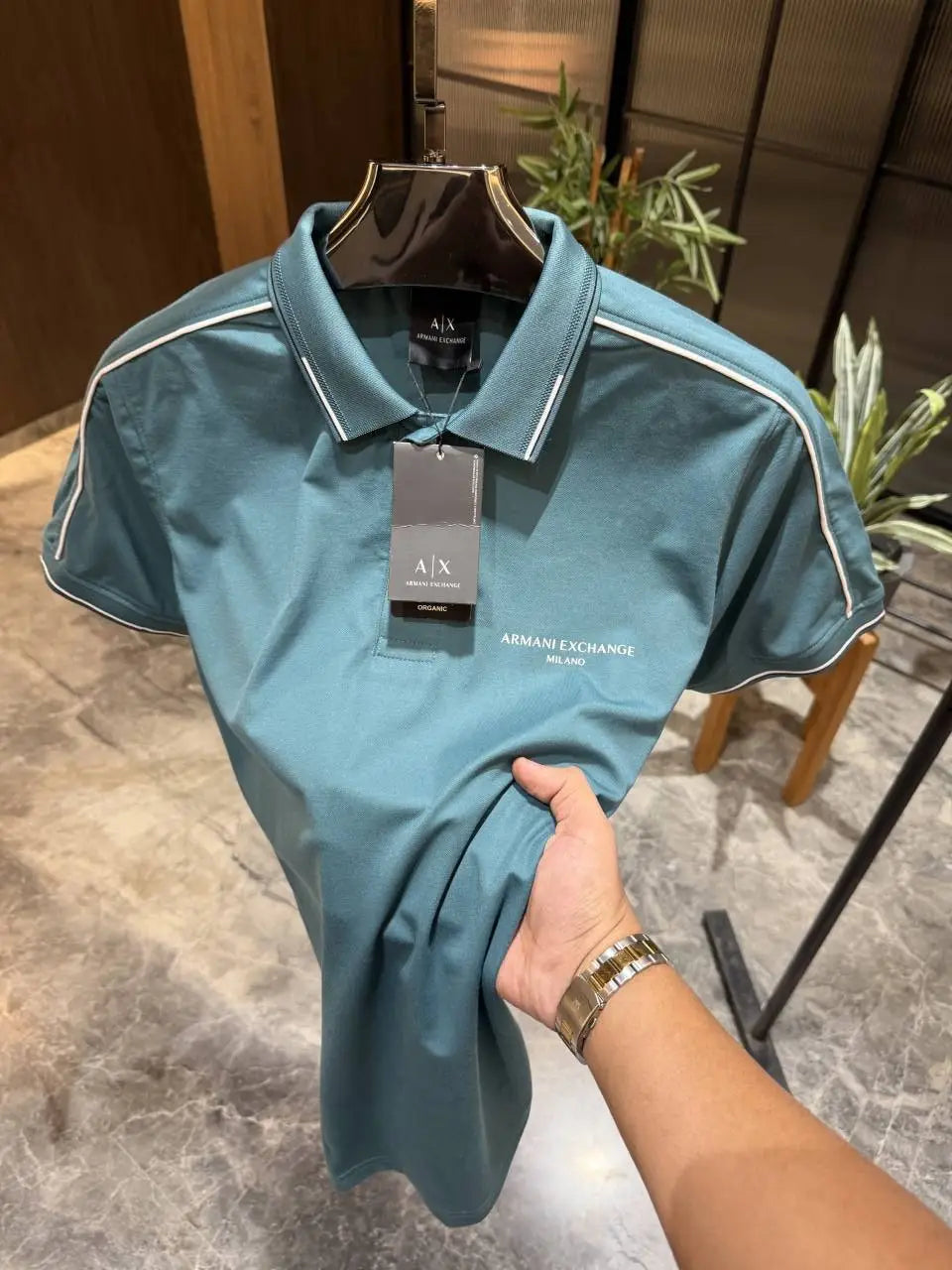 Arman i Exchange Green Imported lycra polo with Box