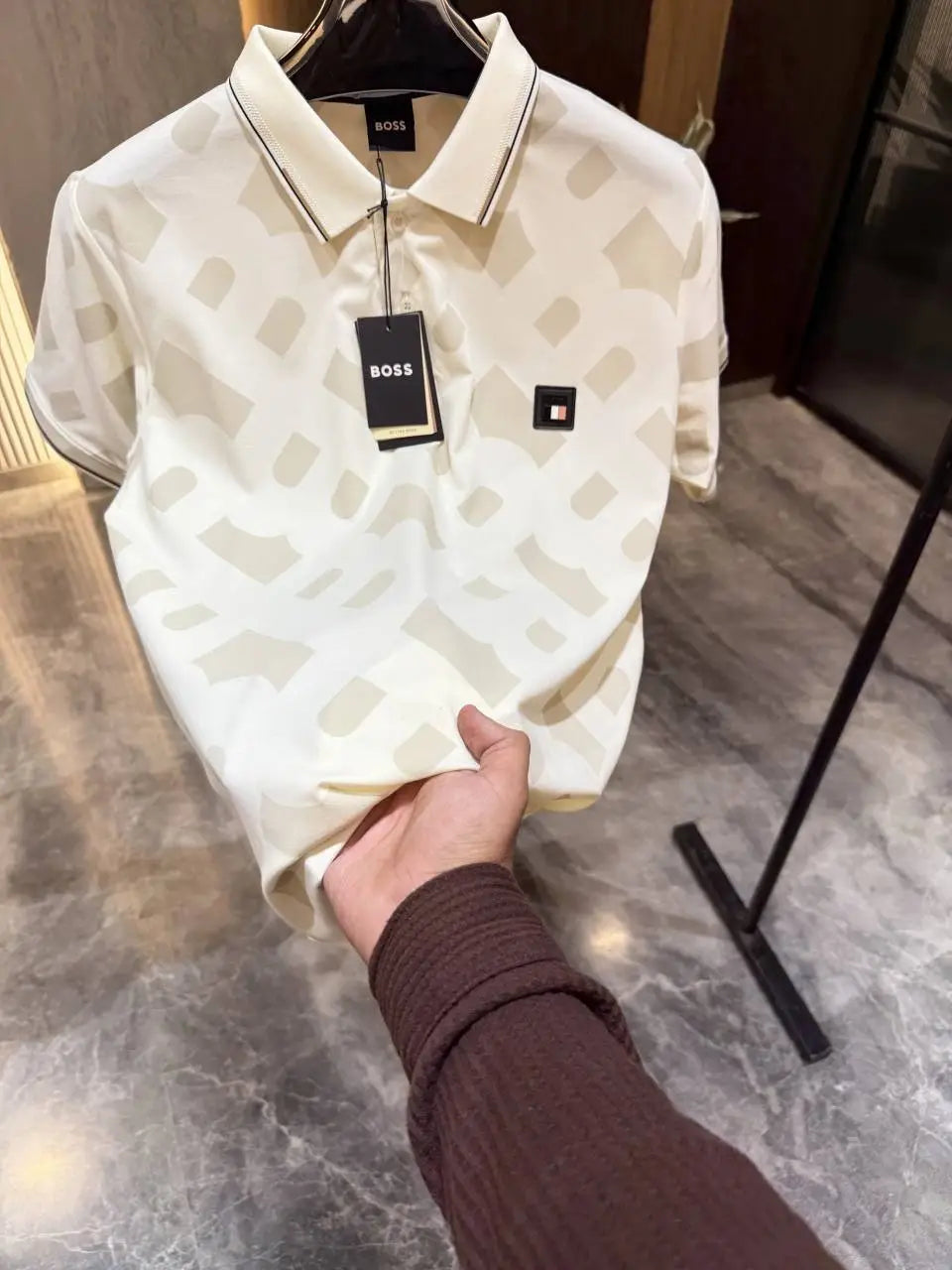 Hugo bos s Offwhite Imported Lycra With Box