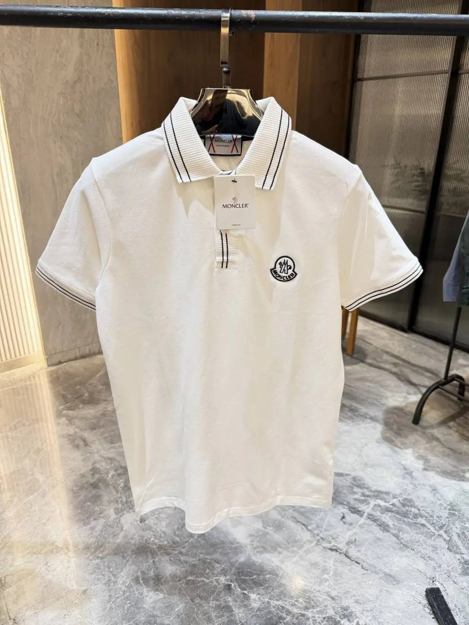 Moncle r White Polo Tshirt