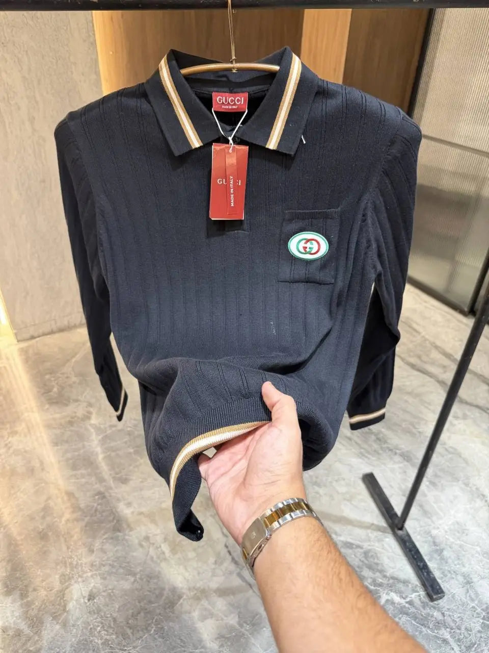 Gucc i Black Full sleeves Premium Article