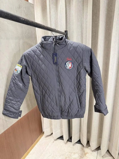 Ralph Laure n Grey Jacket Bomber Full sleeves