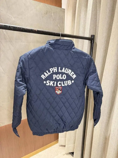 Ralph Laure n Navy Blue Jacket Bomber Full sleeves