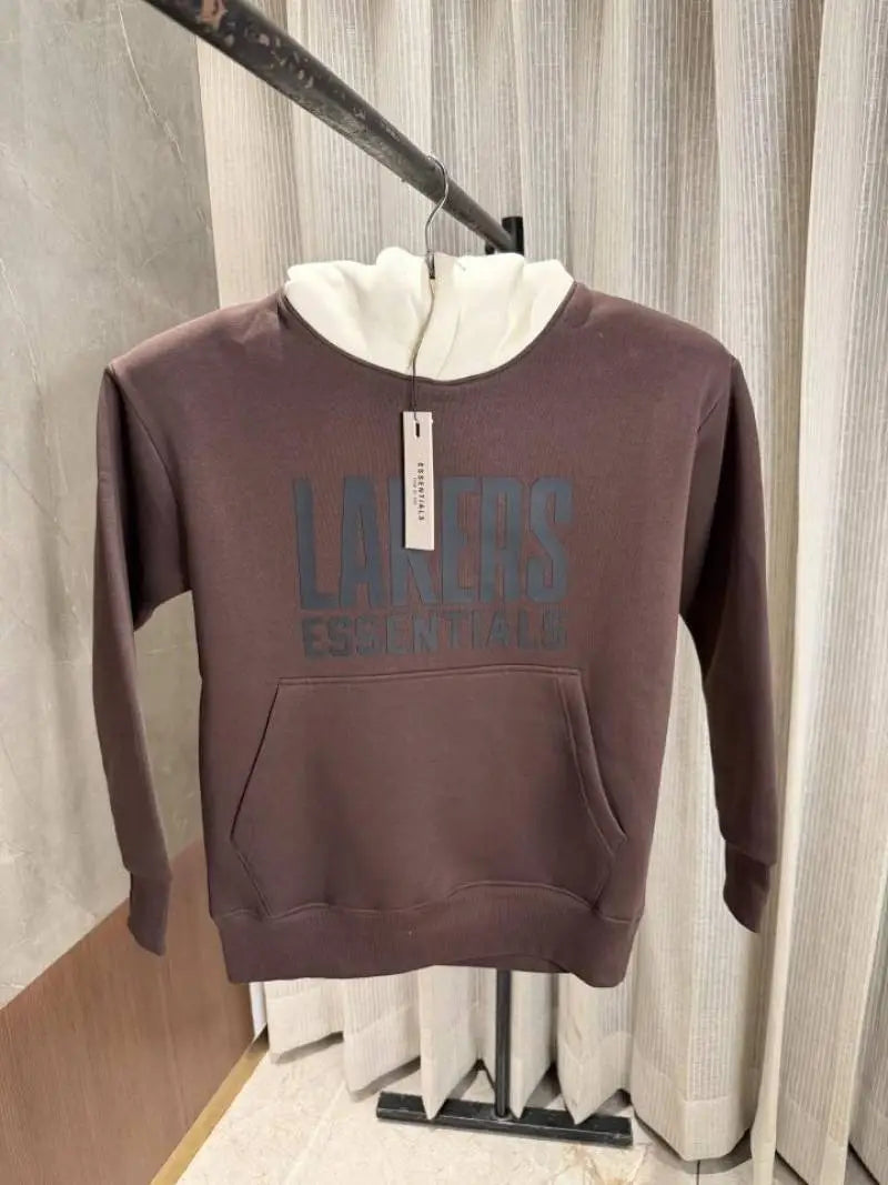 Essential s Brown Premium Hoodie